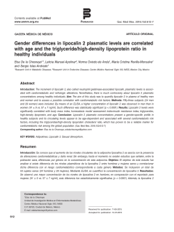 gender differences in lipocalin 2 plasmatic levels are correlated with