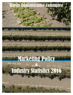 Marketing Policy Industry Statistics 2016