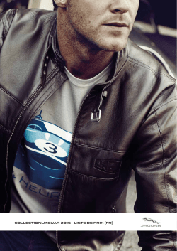 ColleCtion Jaguar 2015