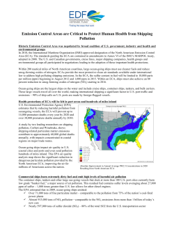 North American Emission Control Area (ECA)
