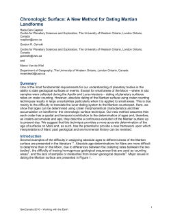 Chronologic Surface: A New Method for Dating