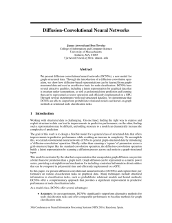 Diffusion-Convolutional Neural Networks
