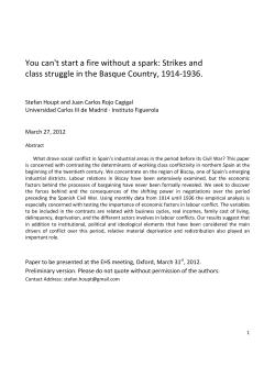 EHS Can`t start a fire without a spark. Strikes and Class Struggle in