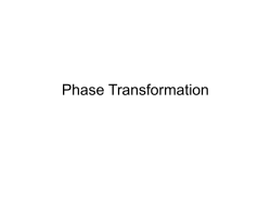 Phase Transformation