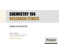 CHM 194 - Purdue Libraries