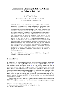 Compatibility Checking of REST API Based on Coloured Petri Net