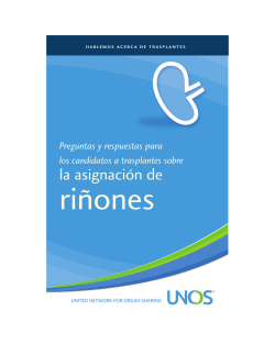 Preguntas y respuestas para los candidatos a trasplantes sobre la