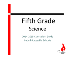 Science - Iredell-Statesville Schools