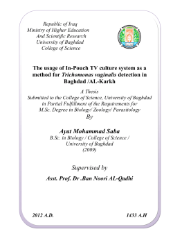 By Ayat Mohammad Saba Supervised by