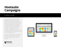 Hootsuite Campaigns