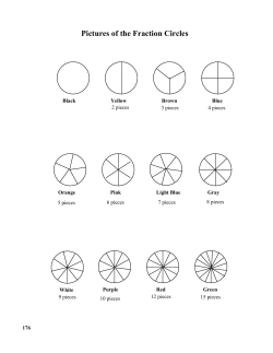 Fraction Circles (color)