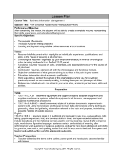 Lesson Plan