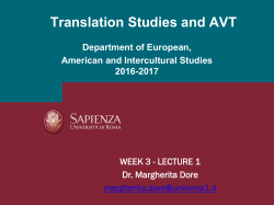 Translation Studies