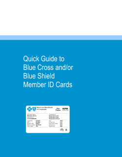 Quick Guide to - BlueCross BlueShield of Tennessee