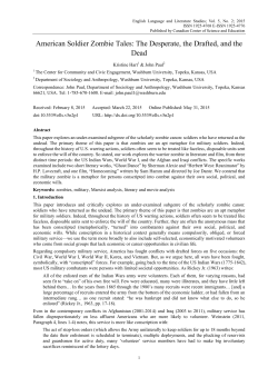 American Soldier Zombie Tales: The Desperate, the Drafted, and the