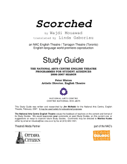 Scorched - ArtsAlive.ca