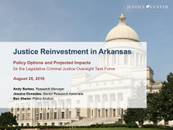 This presentation - CSG Justice Center