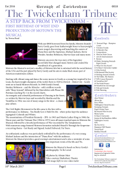 Edition 0018 - The Twickenham Tribune