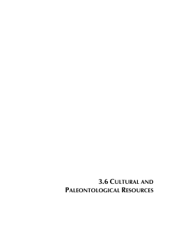 3.6 cultural and paleontological resources