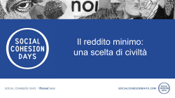 Diapositiva 1 - Social Cohesion Days