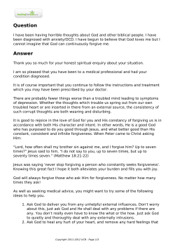 question - 718 - Looking for God