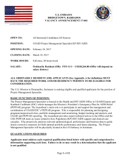 Page 1 of 12 US EMBASSY BRIDGETOWN, BARBADOS