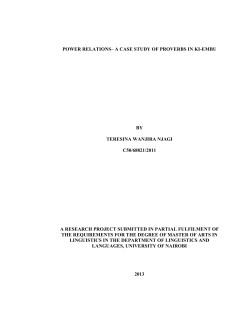 teresina w. njagi ma project - UoN Repository