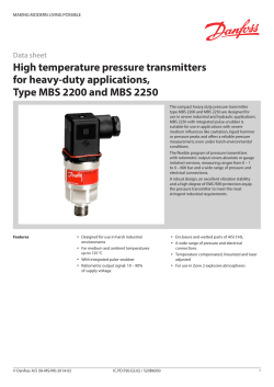 High temperature pressure transmitters for heavy