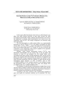 32 s during dissolving process of so 2 in polar