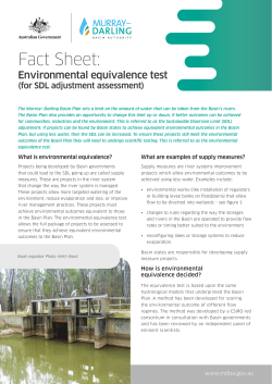 Environmental equivalence test - Murray