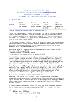 handout - Georg-August-Universit&auml;t G&ouml;ttingen