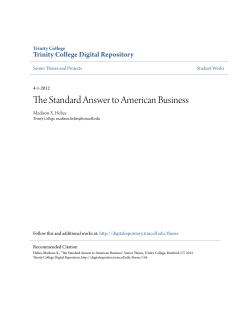 The Standard Answer to American Business
