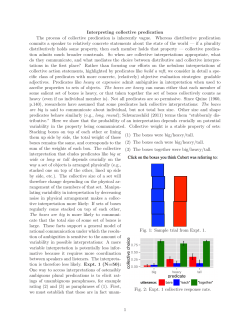 Interpreting collective predication The process of collective