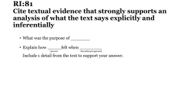 Cite textual evidence that strongly supports an analysis of what the