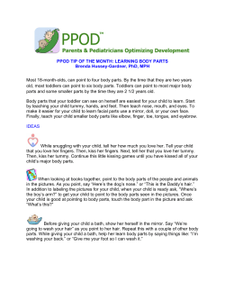 PPOD - Learning Body Parts