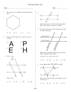 Final Exam Review, Unit 1
