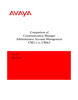 Comparison of Communication Manager