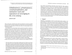 Globalization(S), privatization(S), constitutionalization, and