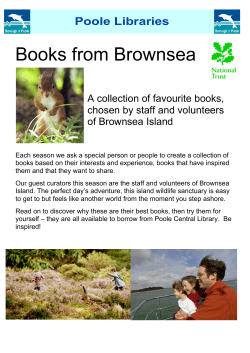 Books from Brownsea [pdf / 483KB]