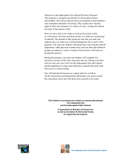 zoo Curriculum - Franklin College
