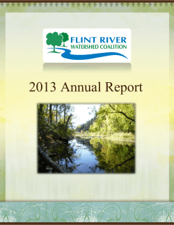 2013 Annual Report - The Flint River Watershed Coalition