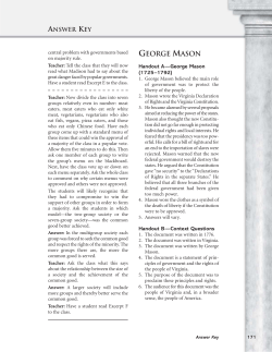 george mason - Bill of Rights Institute