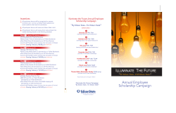 Annual Employee Scholarship Campaign