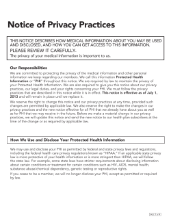 Privacy Notice - Pierce Group Benefits