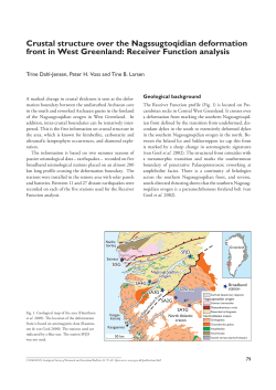Geological Survey of Denmark and Greenland Bulletin 35