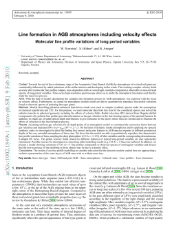 Line formation in AGB atmospheres including velocity effects