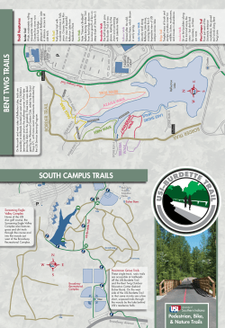 SouTh CamPuS TrailS BEN T TW iG Tr a ilS