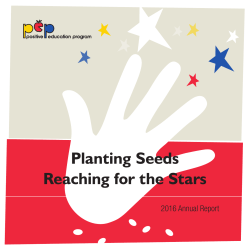 Planting Seeds Reaching for the Stars