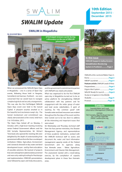 SWALIM Update Issue 10