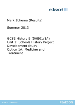 Mark Scheme - Edexcel